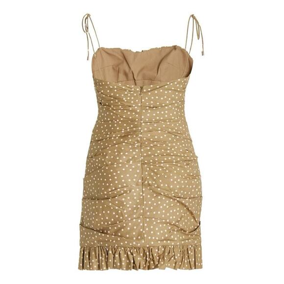 Significant Other Edie Polka Dot Cotton Mini Dress Sz 10 - Picture 3 of 13